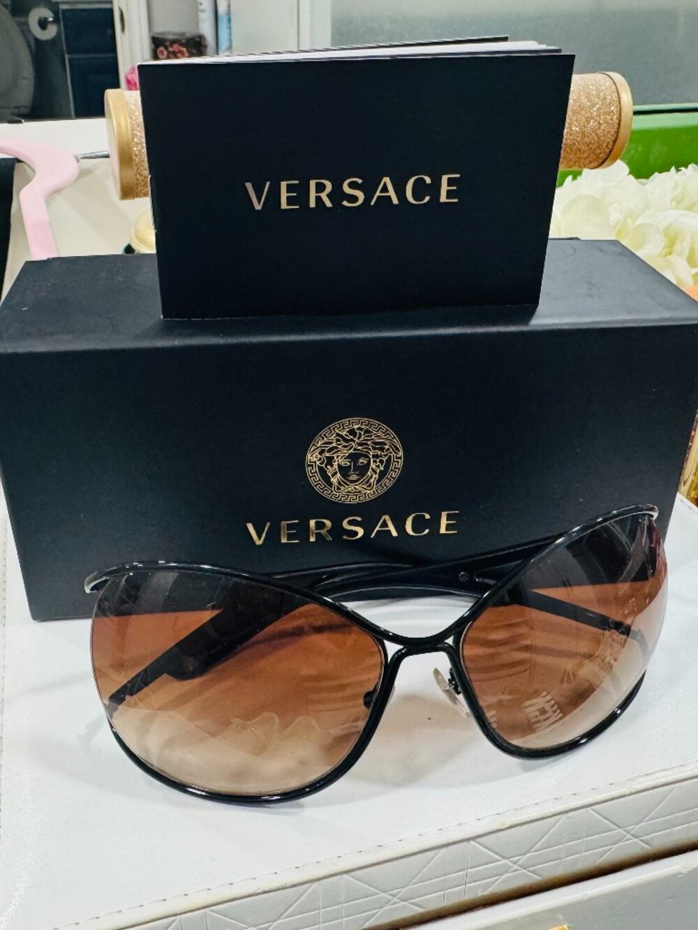 Versace Brown Sunglasses MOD 2111 1009/13 63-16 125 2N